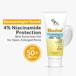 Fixderma: Shadow Pore Minimizing Gel Sunscreen SPF 50 PA+++  - 50g