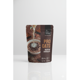 The Snack Company: Protein Oats - Death By Chocolate | 20gm Protein | 6gm Fibre  | 60gm