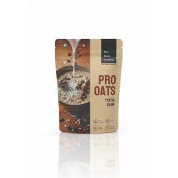 The Snack Company: Protein Oats - Mocha Brew |20gm Protein | 6gm Fibre| 60gm