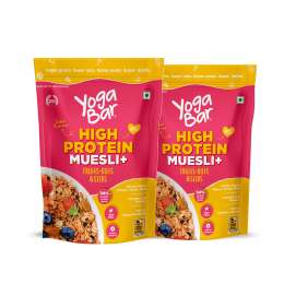 Yogabar: Protein Muesli Fruit and Nuts 850gm Pack of 2