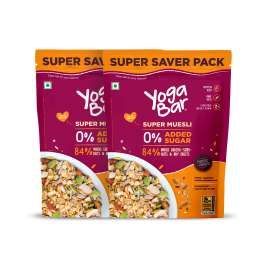 Yogabar: No Added Sugar Muesli 700gm Pack of 2