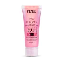 Renee Cosmetics: Pink Therapy Pdrn 2-In-1 Sunscreen + Moisturizer Cooling Sunscreen 50gm