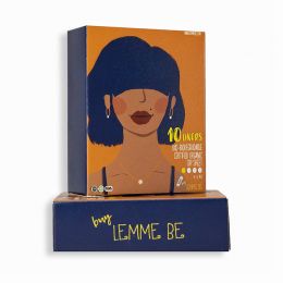 Lemme be: Panty Liners (Box of 10) 100% Cotton Certified