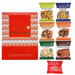 Nutty Gritties: On The Go Mixed Dry Fruits Nuts Gift Box (Vegan, Gluten Free, Oil Free, Keto Friendly) - 165g