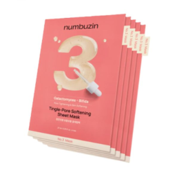 Numbuzin: No.3 Tingle-Pore Softening Sheet Mask 27gm*5ea