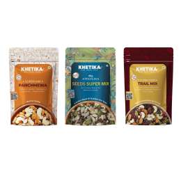 KHETIKA: Premium Power Mix Trio 200gm Each