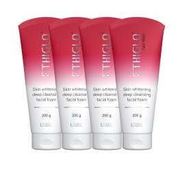 Ethiglo: Deep Cleansing Facial Foam Face Wash for Healthy, Soft and Smooth Skin | Removes Dirt, Impurities and Excess Oil | Suitable for All Skin Types | Pack of 4 - 200gm