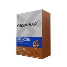 Proathlix: Protein Blend & Veg Collagen Peptide - Coffee 36gm Pack of 5