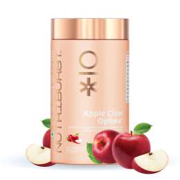 NUTRIBURST: Apple Cider Gummies For Healthy Metabolism Chromium Picolinate Vitamin B6 Gummies Immune Support & Natural DetoxEnergize with Apple's Metabolic Magic 220gm