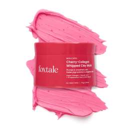 Foxtale: Cherry-Collagen Whipped Clay Mask | Plumps, Firms, & Hydrates 75gm