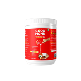 Good Monk: Healthy 50+ Nutrition Mix : Clinically Designed to Improve Energy, Bone & Gut Health | 120 Serve Jar