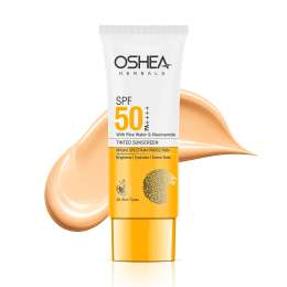 Oshea Herbals: Rice Water Tinted Sunscreen SPF 50 ++++ (Sand-04) 50ml