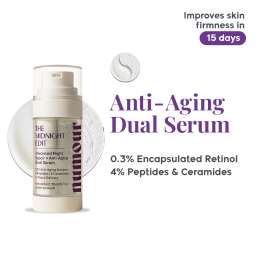 Numour: The Midnight Edit 20ml | Dual Anti-Aging Night Serum with Retinol + Peptides