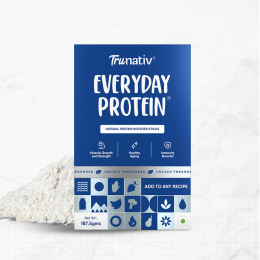 TruNativ: Cookable Milk Protein Isolate | 85% Protein | Muscle Growth & Immunity Booster | Natural Protein Powder | No Added Sugar | High Absorption | Unflavoured 15 Sticks -187.5gm (Pack of 1)