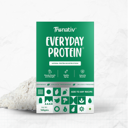 TruNativ: Cookable Vegan Plant Protein Isolate | Muscle Growth & Immunity Booster | Soy & Pea Protein Powder |No Added Sugar | Higher Protein Absorption | Unflavoured 15 Sticks -165gm (Pack of 1)