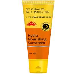 Dermistry: SPF 50 UV Sunscreen 1% Hyaluronic Acid Sun Care For Dry Oily Sensitive Skin Children Kids 50ml