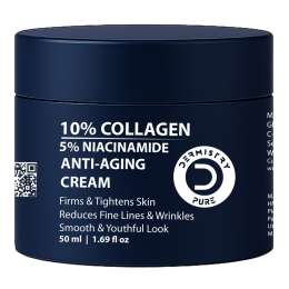 Dermistry: 10% Collagen Skin Tightening Firming Anti Aging Day Night Face Cream for Ageing Wrinkles 50ml