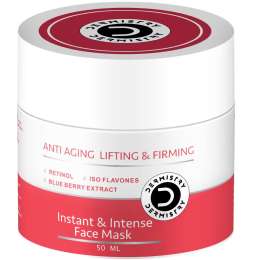Dermistry: Anti Aging Retinol Collagen Boost Face Pack Mask Instant Tightening Firming Glowing Skin 50ml