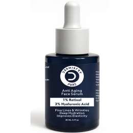 Dermistry: 1% Retinol Hyaluronic Acid Anti Aging Day Night Face Serum For Ageing Dark Circle Wrinkles 30ml