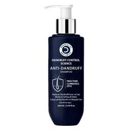 Dermistry: Anti Dandruff Shampoo Piroctone Climbazole ZPTO for Oily Itchy Flaky Scalp Dry Frizzy Hair 200ml