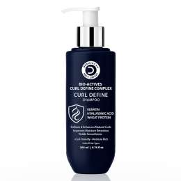 Dermistry: Curl Defining Shampoo Hyaluronic Acid Keratin for Hydration Curly Hair Frizz Control 200ml