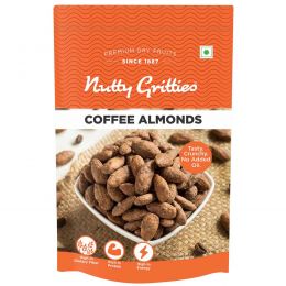 Nutty Gritties: Coffee Almonds, Roasted Almonds with Ground Coffee - 200g