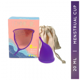 Lemme be: Reusable Menstrual Z Cup - Medium, 100% Medical Grade Silicone