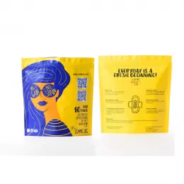 Lemme be: Sanitary Day Pads (Box of 10), 100% Cotton Certified