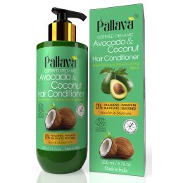 Pallava Organics: Avocado and Cococonut Oil Hair Conditioner - 200 ml