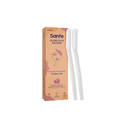 Sanfe: Glide Face Razor For Facial Hair Removal For Women - Pack of 2 Pocket Friendly Pack