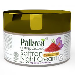 Pallava Organics: Saffron Night Cream - 50gm