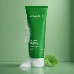 Mirabelle: Cica + Peptide Intensive Face Wash 120ml