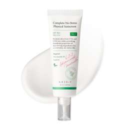 AXIS-Y: Complete No-Stress Physical Sunscreen | SPF 50+ PA++++ | UV Protection | Mineral Sunscreen | Sensitive Skin | 50ml