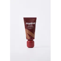 Atypiical: High Impact Tinted Sunscreen SPF 50 PA++++ Deep Golden - A10W | High-Coverage |No White Cast | Niacinamide | Broad Spectrum UVA/UVB | Non-Greasy | 30ml