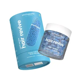 YourHappyLife: Hair Capsules with Keranat, Biotin 10000mcg & Natural DHT Blockers | Hair Growth Supplement | Supports Hair Strength & Thickness | 60 Capsules