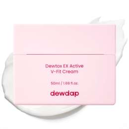 Dewdap: Dewtox EX Active V-Fit Cream | Exosome Skin Repair | Firming | Anti-Wrinkle | Skin Tightening | Deep Hydration | 50ml