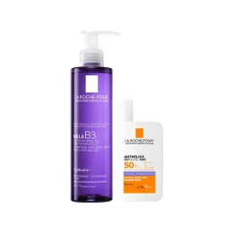 La Roche-Posay: Daily Brightening & Sunscreen Duo | Mela B3 Cleanser + Anthelios UVMUNE 400 SPF50+