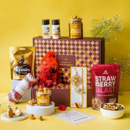 Omay Foods: The Perfect Pair | Healthy Snack Gift Box | Premium Nuts, Seeds & Dry Fruits 700gm