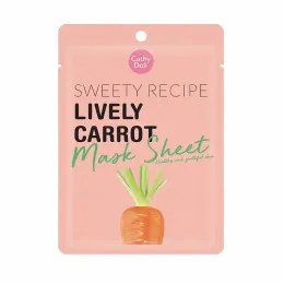 Cathy Doll: Lively Carrot Mask | Nourishing Facial Sheet Mask | 25gm