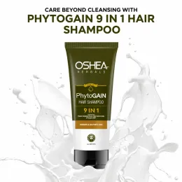 Oshea Herbals: PhytoGain 9 in 1 Hair Shampoo | Multi-Benefit | Hair Strengthening | Scalp Nourishment & Hair Growth | 200ml