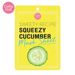 Cathy Doll: Squeezy Cucumber Mask | Hydrating & Soothing Sheet Mask | 25gm