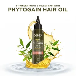 Oshea Herbals: Phytogain Hair Oil | Hair Growth| Hair Fall Control | Nourishes Scalp & Strengthens Hair | 110ml