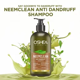 Oshea Herbals: Neemclean Antidandruff Shampoo | Scalp Cleansing | Itch Relief & Flake Control | 500ml