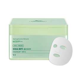 VT Cosmetics: Cica Reti-A Mask | Calming Care | Retinol | Anti-Aging | Wrinkle Reduction | Daily Mask | 30ea