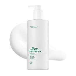 VT Cosmetics: Cica Emulsion | Calming Care | Lightweight Moisturizer | Barrier Repair | Sensitive Skin | 500ml