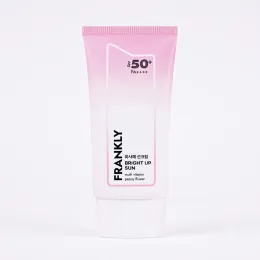 Frankly: Bright Up Sunscreen SPF 50+ PA++++ | Tone Up | Peony Flower | UV Protection | Daily Glow | Korean Skincare | 50ml