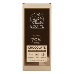 Ecotyl: 70% Dark Chocolate | Rich Cocoa | Premium Indulgence | 40gm