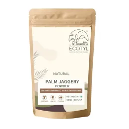 Ecotyl: Palm Jaggery Powder | Natural Sweetener | Rich Caramel Taste | 300gm
