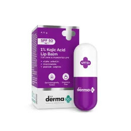 The Derma Co: 1% Kojic Acid Lip Balm | SPF 50 PA+++ | 4.5gm