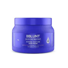 Bblunt: Intense Moisture Hair Mask | Jojoba Oil & Vitamin E | Deep Hydration | Controls Frizz | Soft & Smooth Hair | 250gm